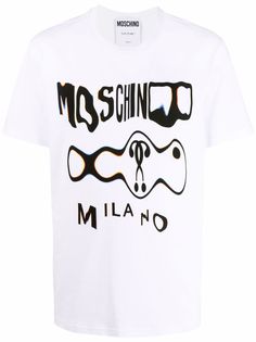 Moschino футболка с логотипом