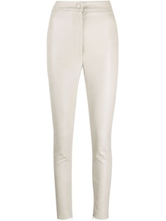 Stella McCartney брюки скинни из искусственной кожи