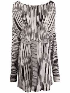 Missoni кашемировое платье с графичным принтом