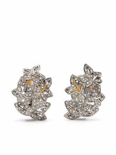 Christian Dior серьги 2000-х годов со стразами