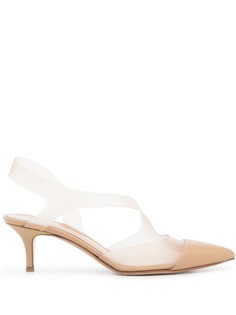 Gianvito Rossi туфли D-Orsay с ремешком на пятке