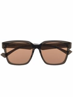 Gucci Eyewear солнцезащитные очки в квадратной оправе с логотипом