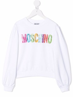 Moschino Kids свитер с логотипом
