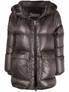 Herno пуховик с капюшоном