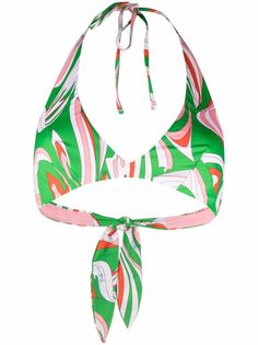 Emilio Pucci лиф бикини с принтом Vortici