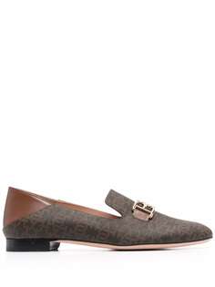 Bally лоферы с монограммой