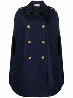 RED Valentino двубортный кейп