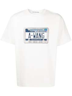 Alexander Wang футболка License Plate с принтом