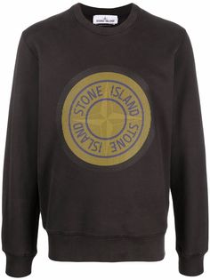 Stone Island толстовка Lenticular One с логотипом