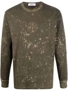 Stone Island толстовка с эффектом разбрызганной краски