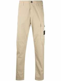 Stone Island брюки карго с нашивкой-логотипом