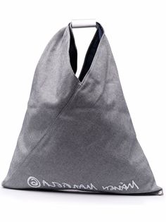 MM6 Maison Margiela сумка-тоут с вышитым логотипом