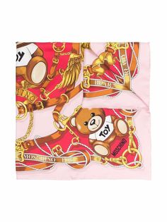 Moschino платок с логотипом