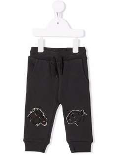 Kenzo Kids спортивные брюки с вышивкой