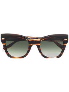 GIGI STUDIOS солнцезащитные очки в оправе кошачий глаз