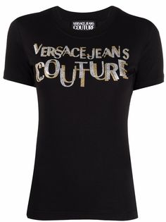 Versace Jeans Couture футболка с логотипом