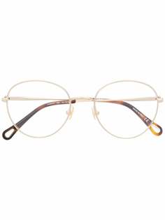 Chloé Eyewear очки в круглой оправе