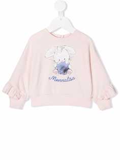 Monnalisa толстовка с вышитым логотипом