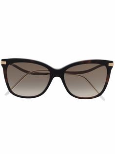 Jimmy Choo Eyewear солнцезащитные очки в массивной оправе