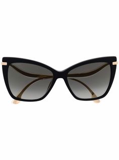 Jimmy Choo Eyewear солнцезащитные очки в массивной оправе