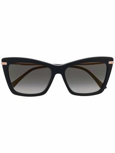 Jimmy Choo Eyewear солнцезащитные очки в массивной оправе
