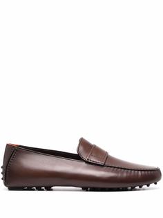 Santoni лоферы без застежки