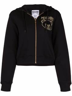 Moschino худи Teddy Bear с заклепками