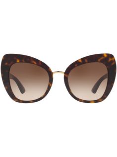 Dolce & Gabbana Eyewear солнцезащитные очки в оправе кошачий глаз