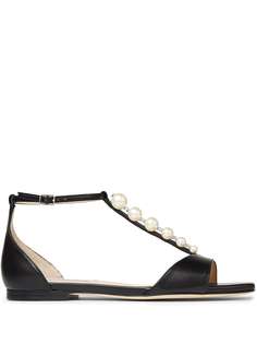 Jimmy Choo сандалии Bella с искусственным жемчугом