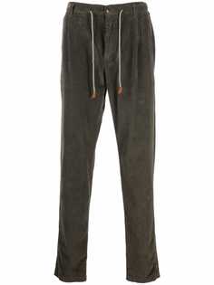 Eleventy вельветовые брюки с кулиской
