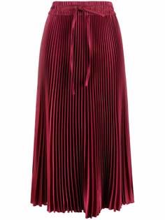 RED Valentino плиссированная юбка с завышенной талией