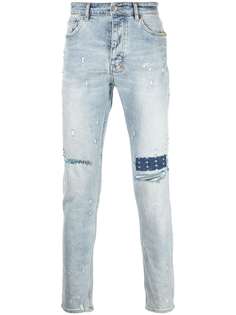 Ksubi джинсы Chitch Kolor Stitch с эффектом потертости