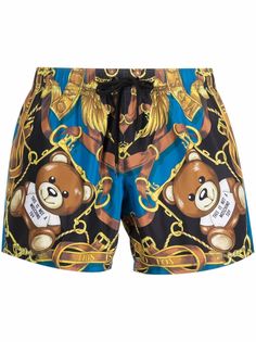 Moschino плавки-шорты Teddy Bear