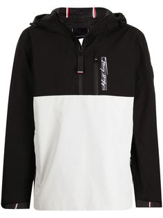 Tommy Hilfiger двухцветная куртка с капюшоном