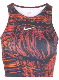 Nike спортивный топ с логотипом Swoosh