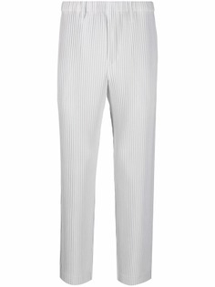 Homme Plissé Issey Miyake плиссированные брюки прямого кроя