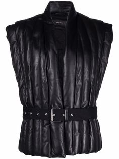 Isabel Marant дутый жилет с поясом