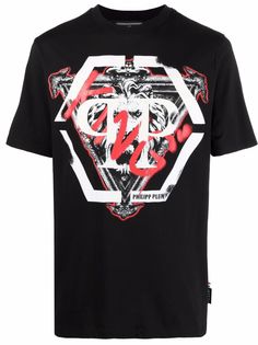 Philipp Plein футболка с графичным принтом