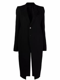 Rick Owens однобортное пальто