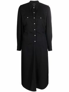 Isabel Marant платье-рубашка с длинными рукавами