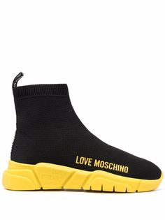 Love Moschino кроссовки-носки с логотипом