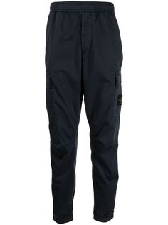Stone Island logo-patch cargo trousers