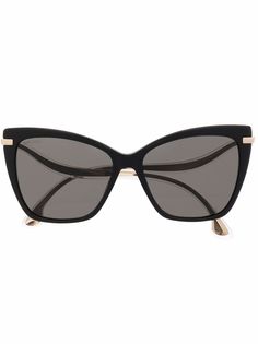 Jimmy Choo Eyewear солнцезащитные очки в оправе кошачий глаз