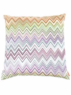 Missoni Home подушка с узором зигзаг