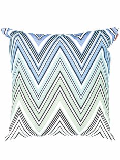 Missoni Home подушка с узором зигзаг