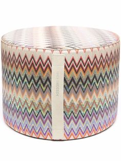 Missoni Home пуф с узором зигзаг