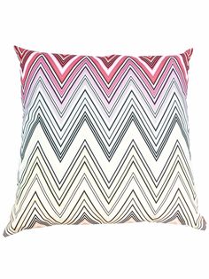 Missoni Home подушка с узором зигзаг