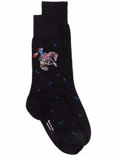 PAUL SMITH носки с вышивкой