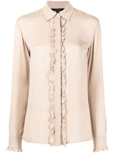 Gucci Pre-Owned рубашка с оборками