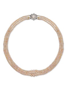 Pragnell Vintage колье Victorian из белого золота с бриллиантами